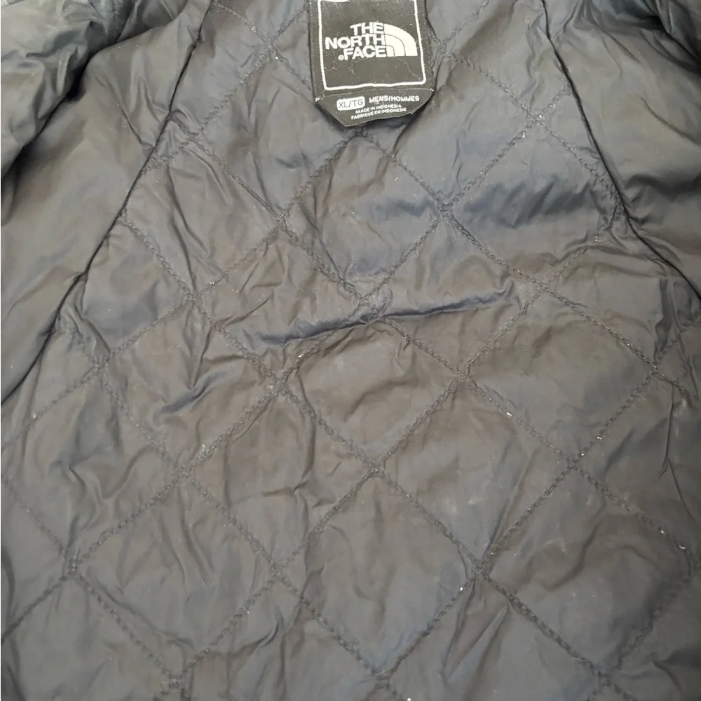 The North Face Hyvent Jacket Mens Size XL Windbreaker Black Full Zip Hooded